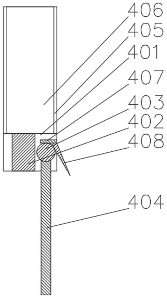 Retractable windproof anti-falling building fence based on spring buckles