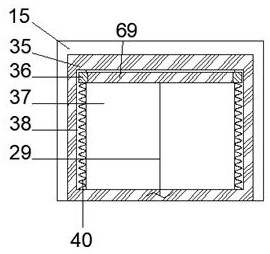 Industrial waste extruding and collecting device