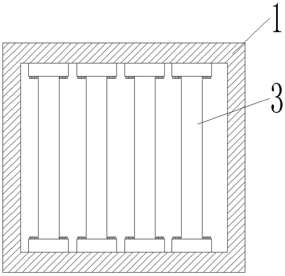 High-load-bearing transfer trolley for lithium battery processing and production