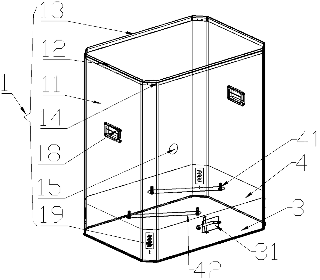 3D printing object surface polishing and strengthening device