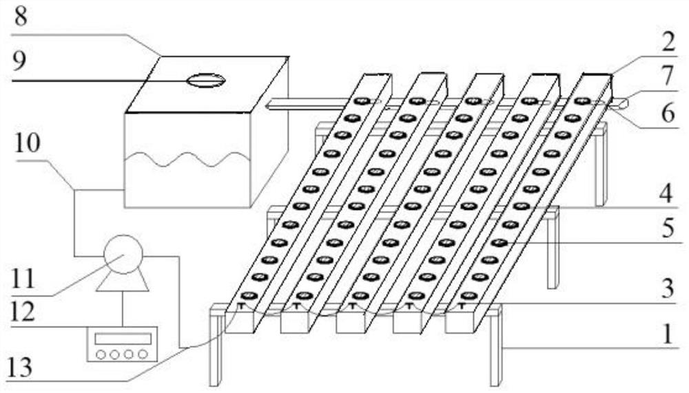 A low-humidity plant breeding device for aphid host crops