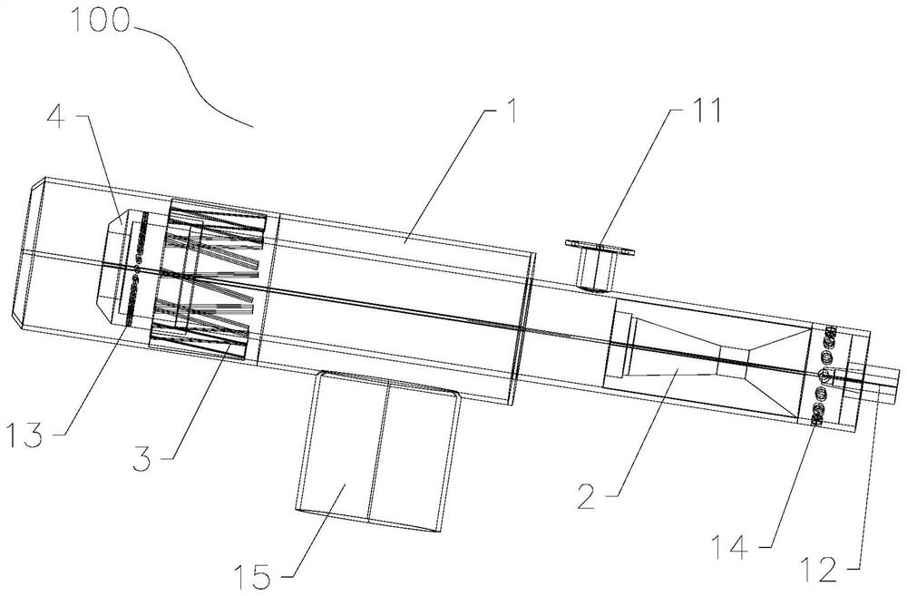 Gas burner and metal smelting furnace