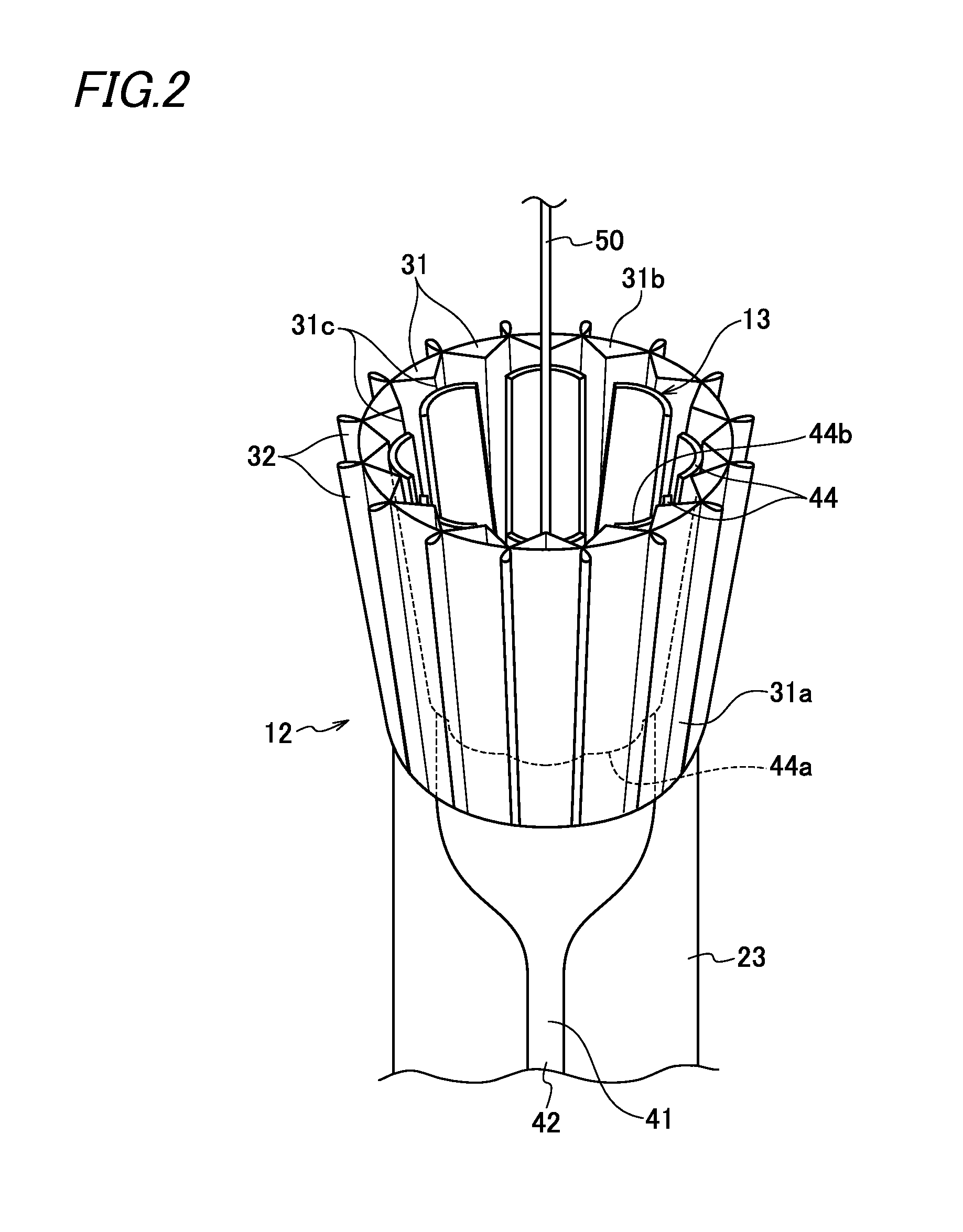 Catheter for removing foreign body in blood vessel