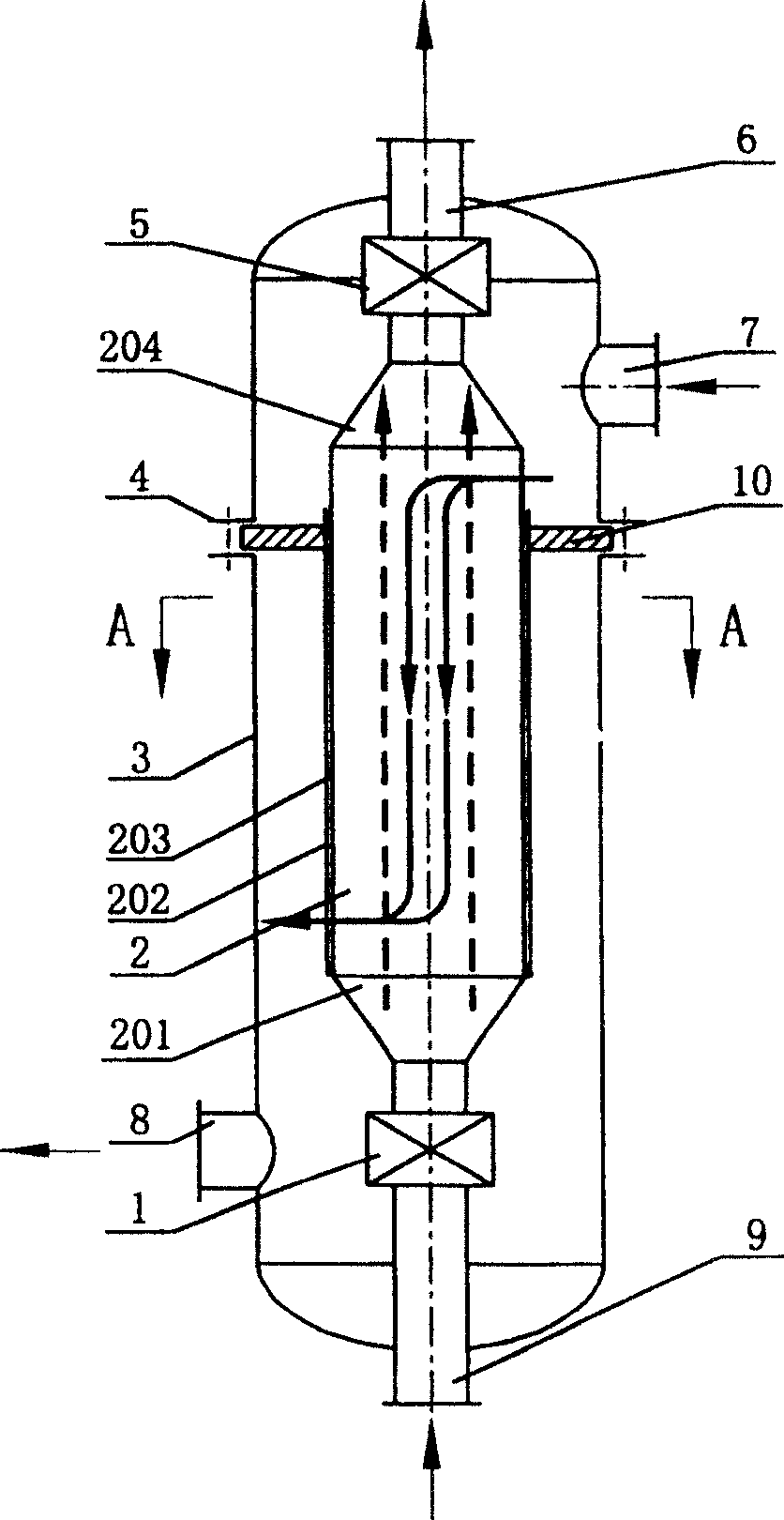 Plate-shell type heat exchanger