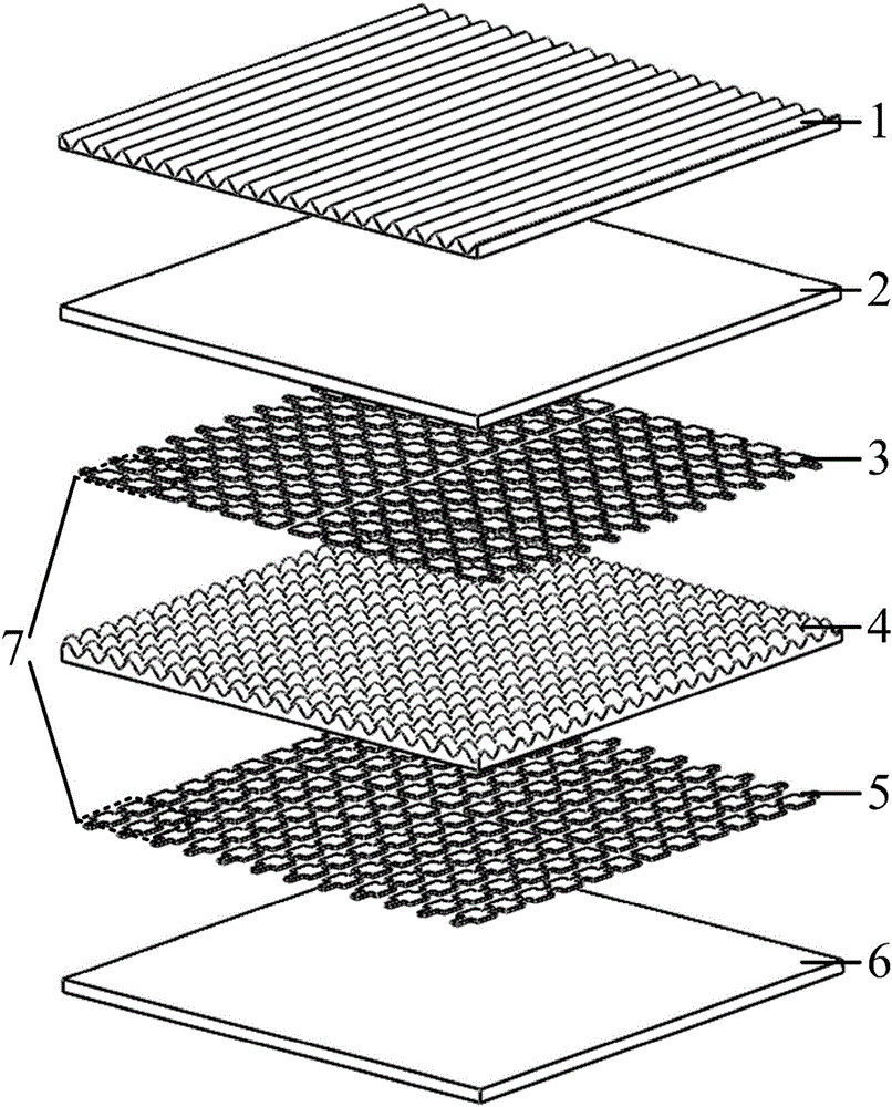 Capacitive touch sensor having patterned microstructure array