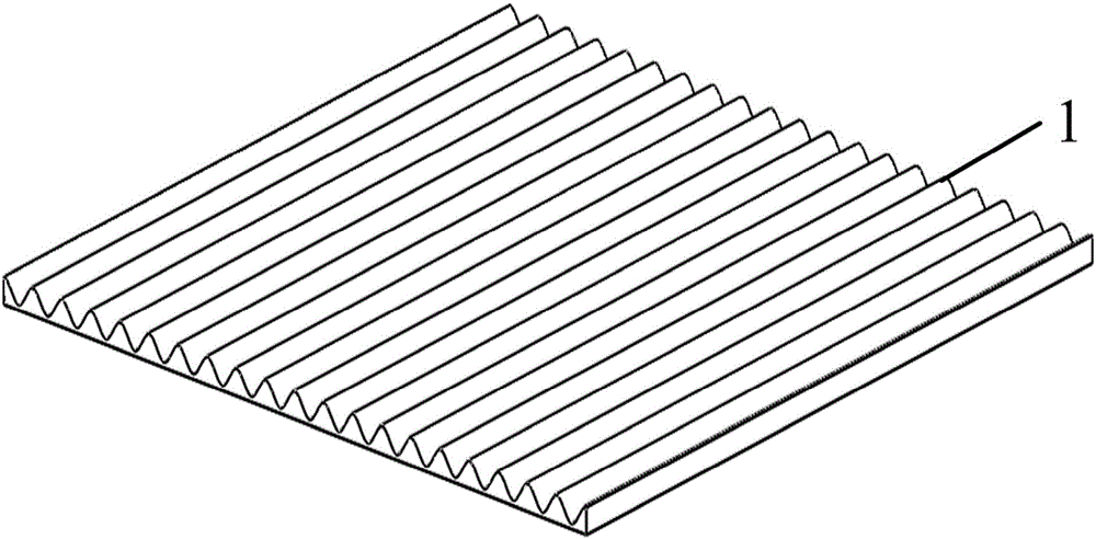 Capacitive touch sensor having patterned microstructure array