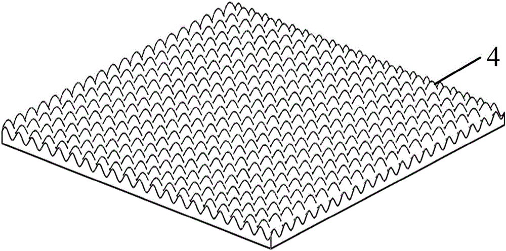 Capacitive touch sensor having patterned microstructure array