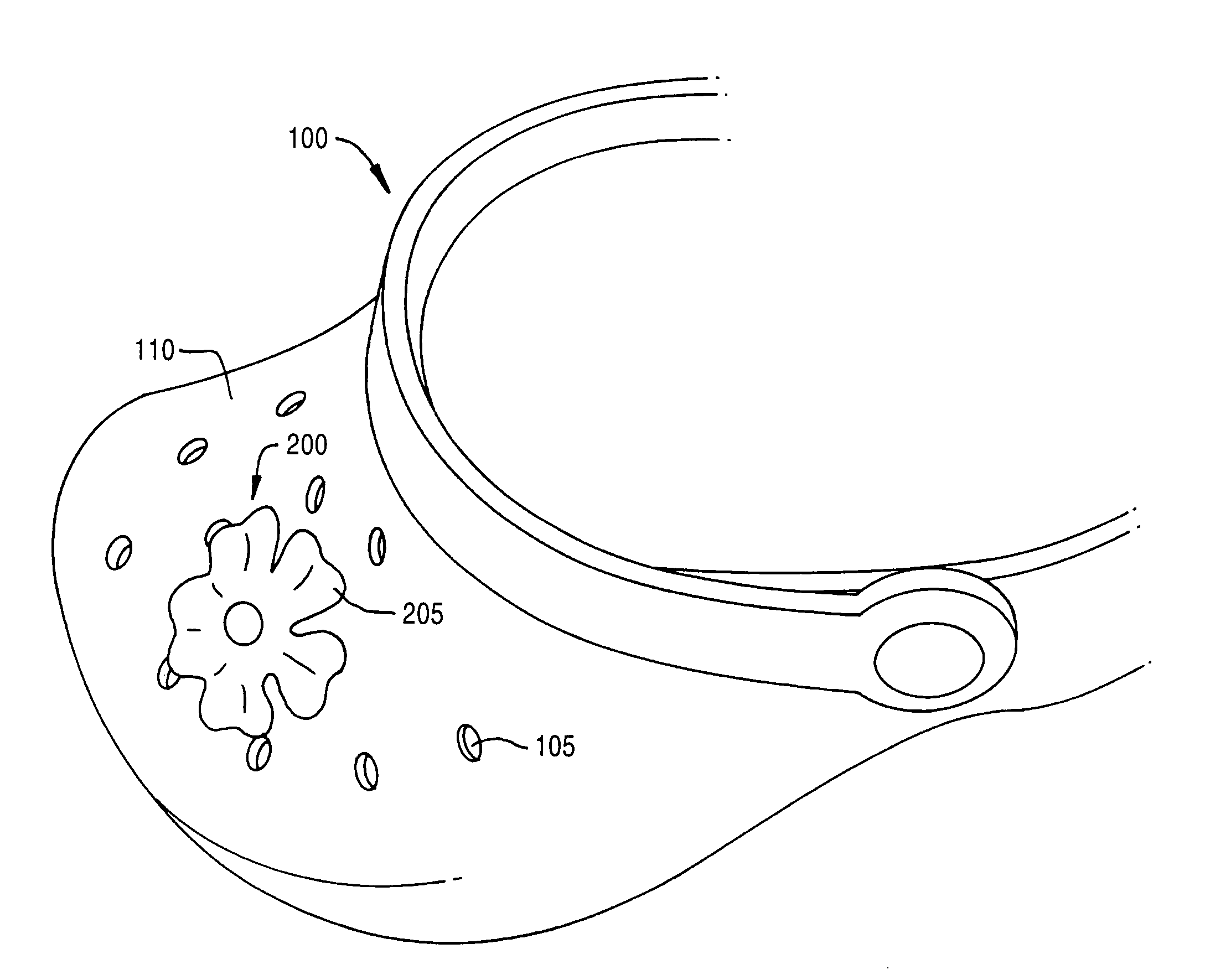 System and method for securing accessories to clothing