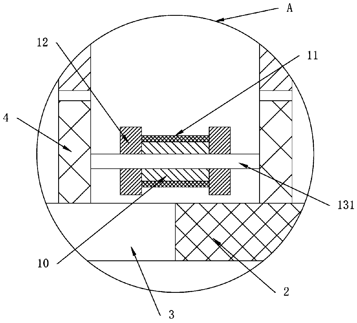 Cooling water pipeline filtering device