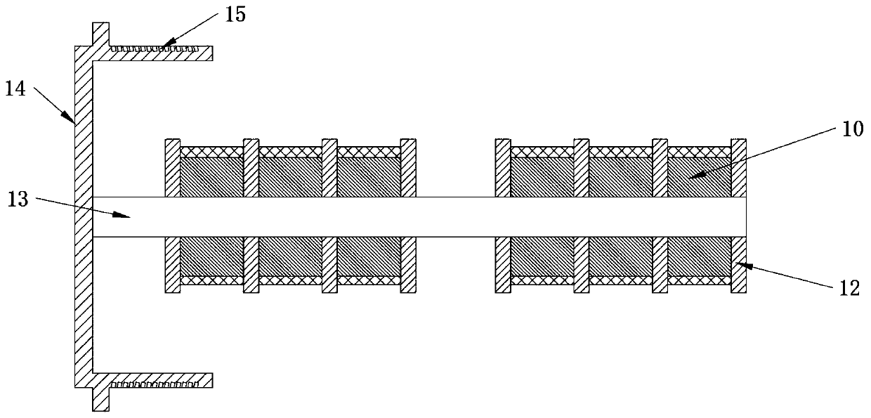 Cooling water pipeline filtering device