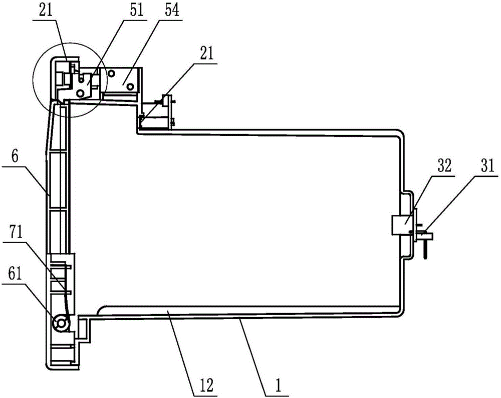 Cellphone charging device for charging square cabin