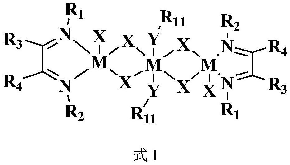 Diimine metal complex and preparation method and application thereof