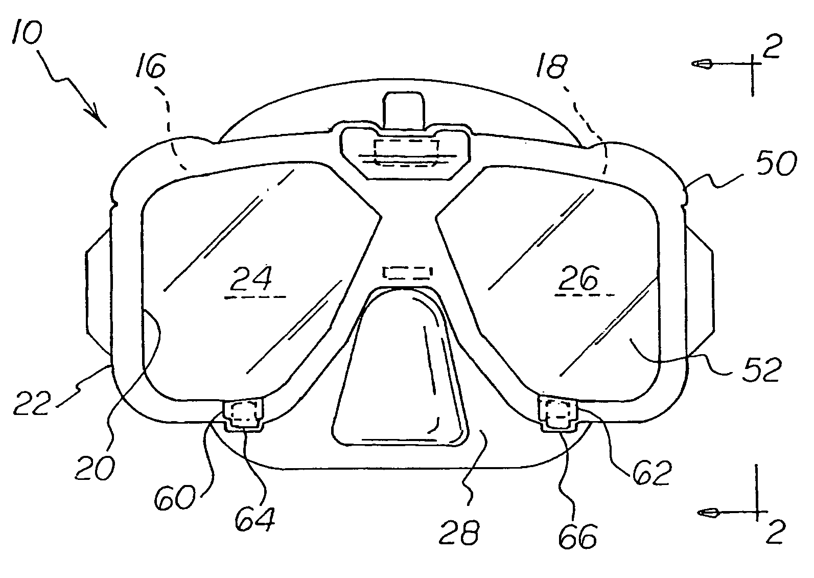 Dive mask system