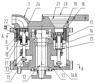 Continuous filling and conveying rotary piston pump for emulsion explosives