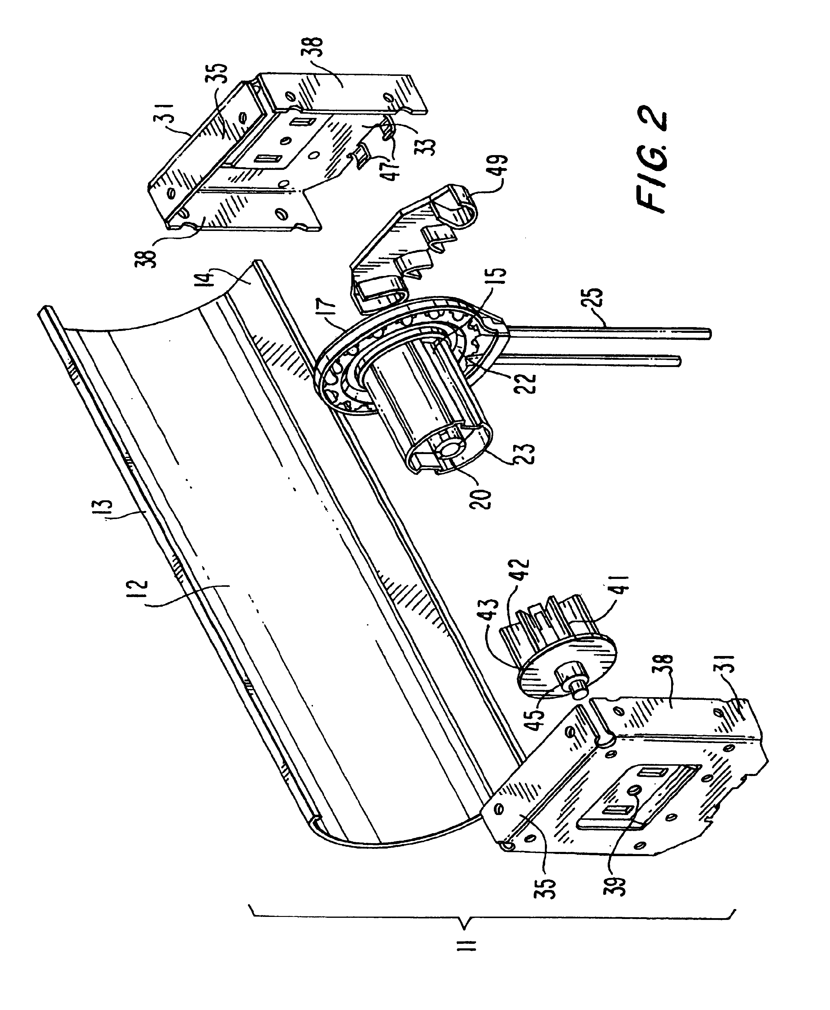 Universal brackets for roller shade