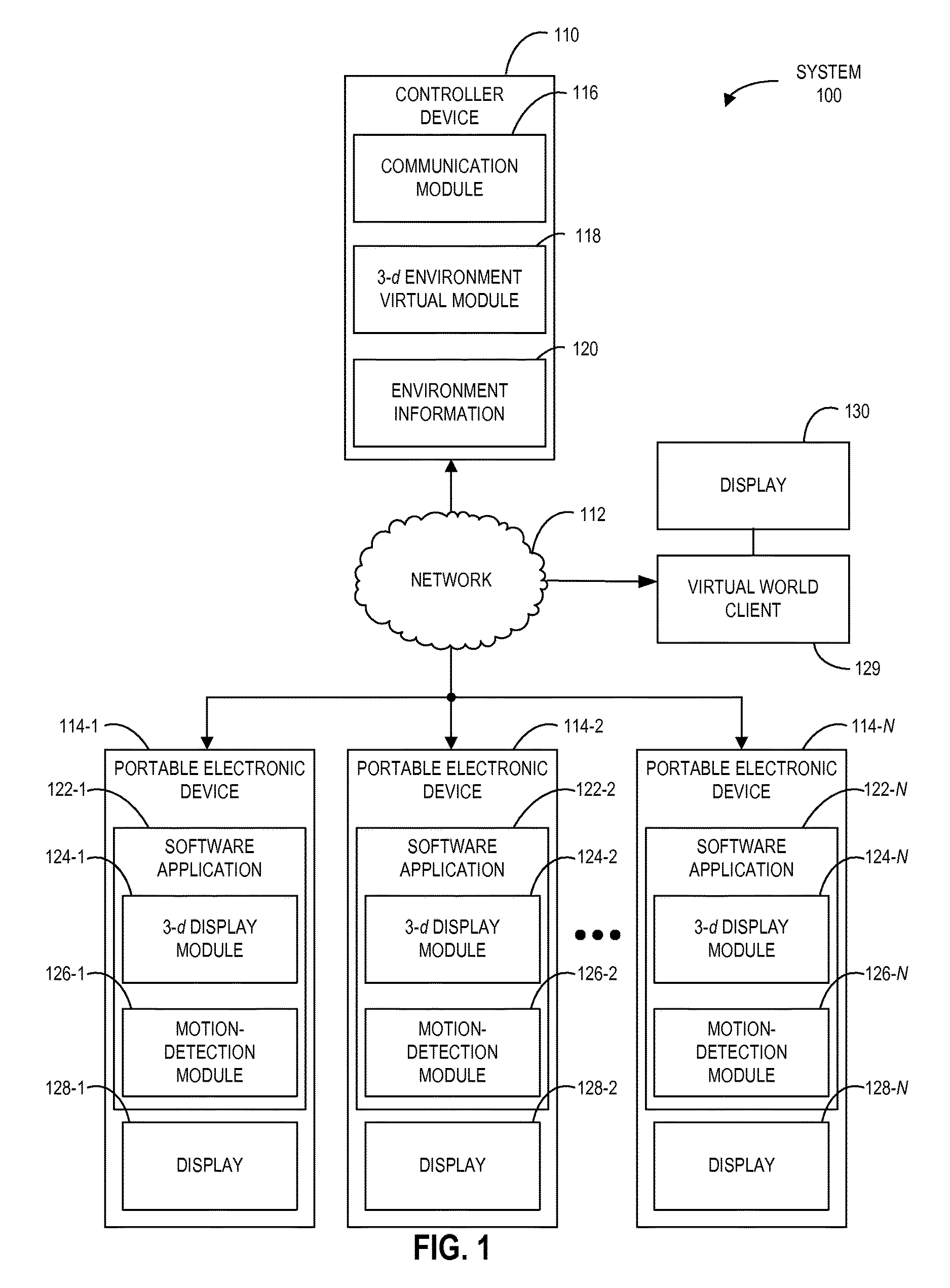 System for interacting with objects in a virtual environment