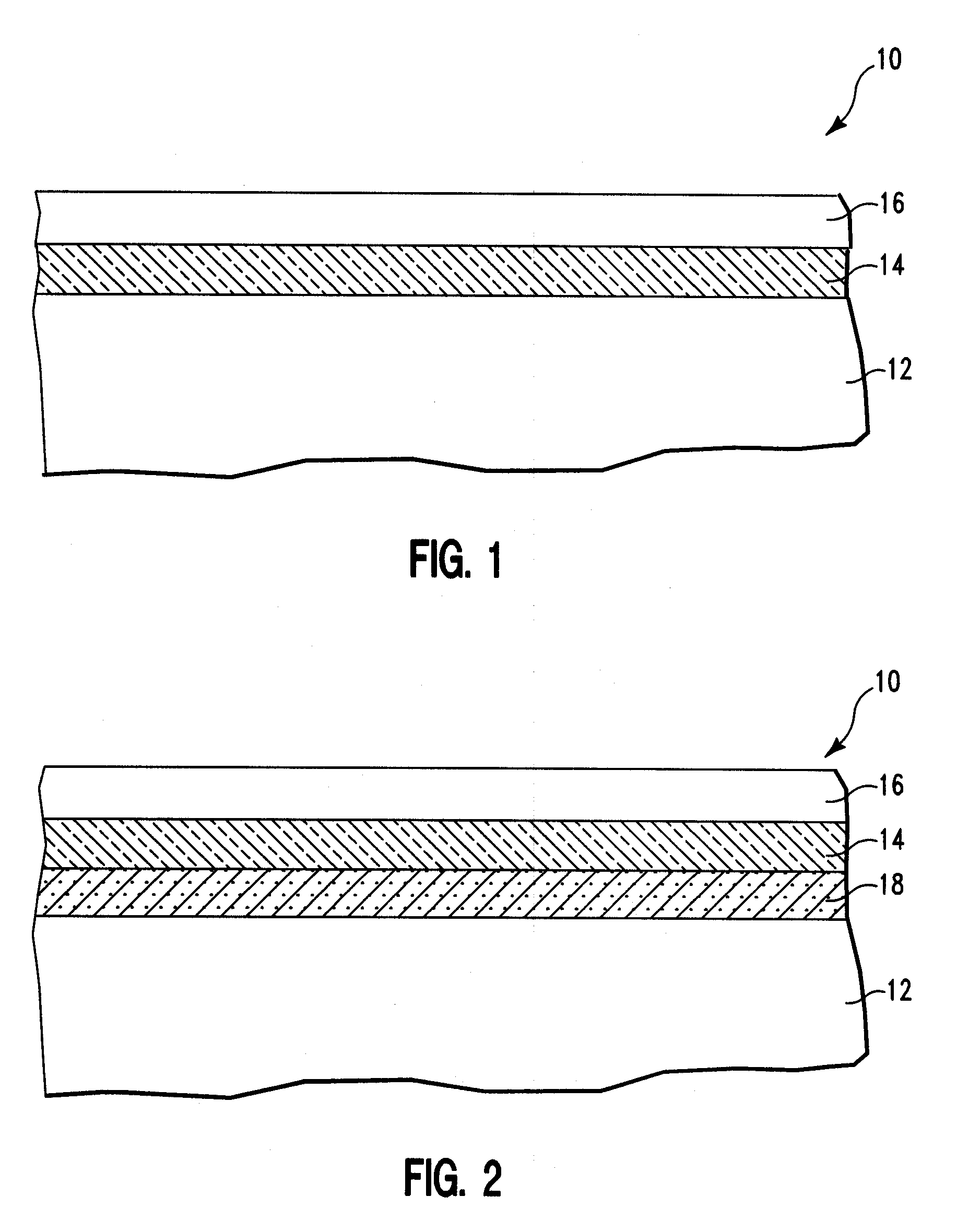 Multiple layer structure for substrate noise isolation