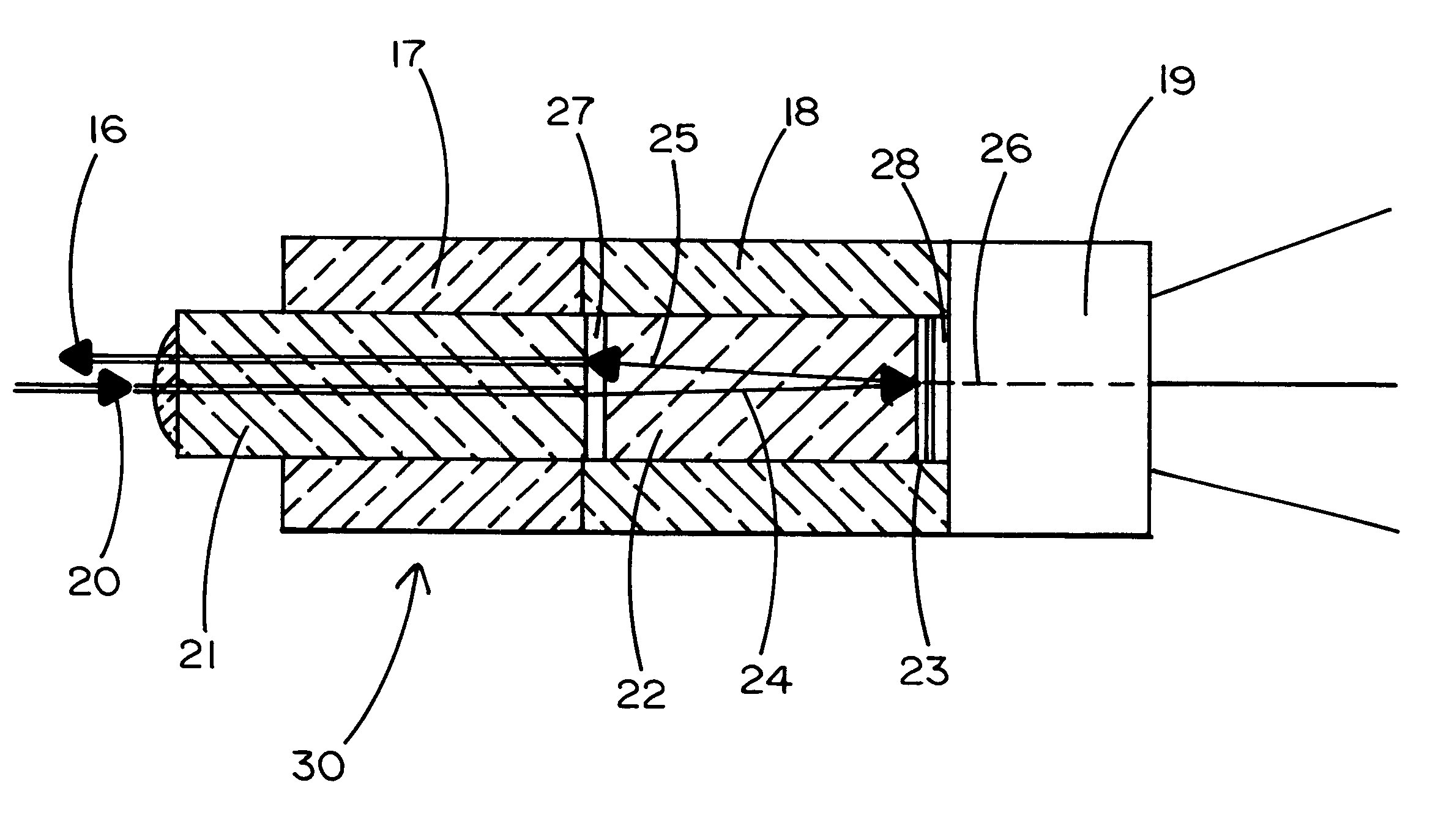 Multi-port optical power monitoring package and method of manufacturing