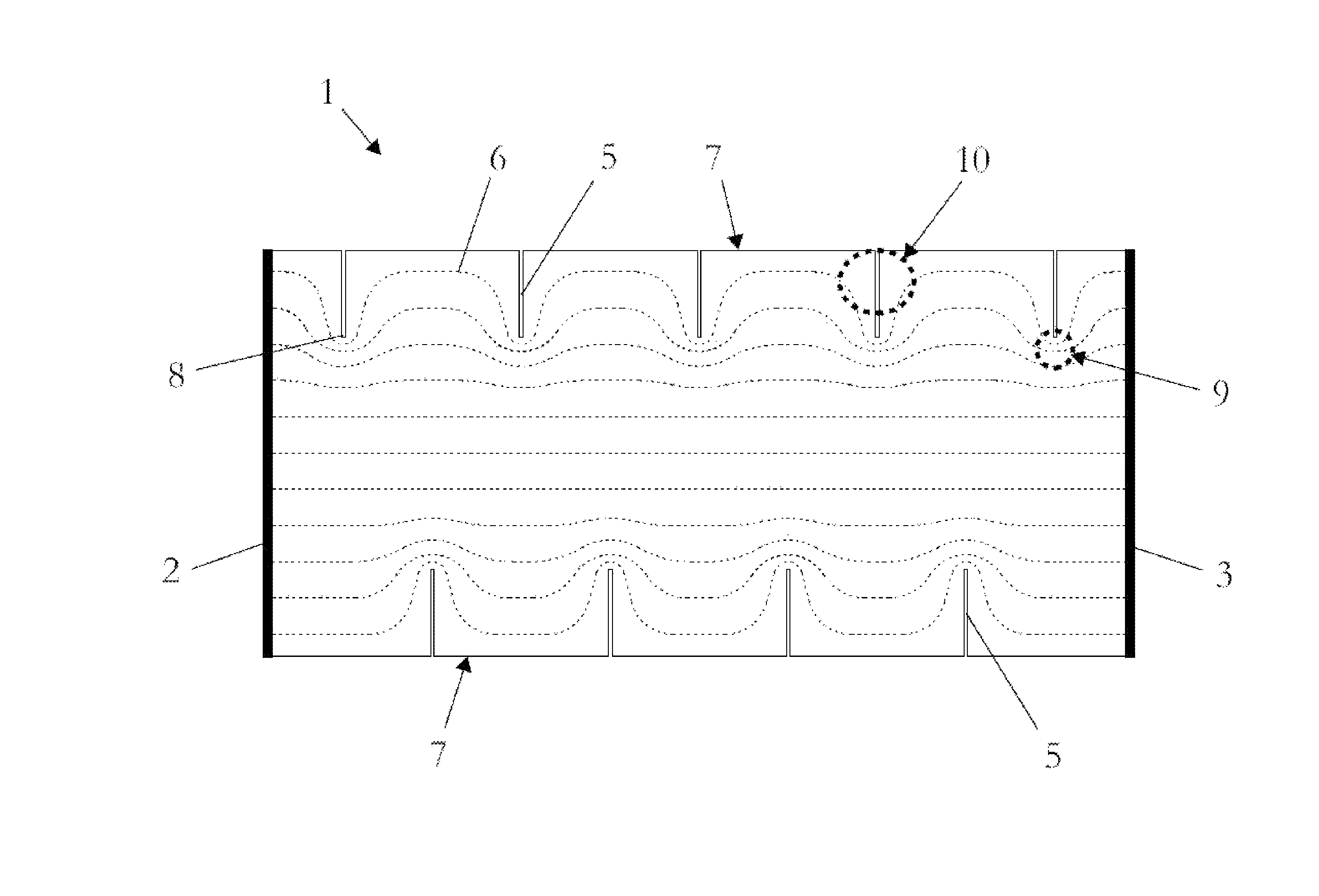 Laminar evaporator