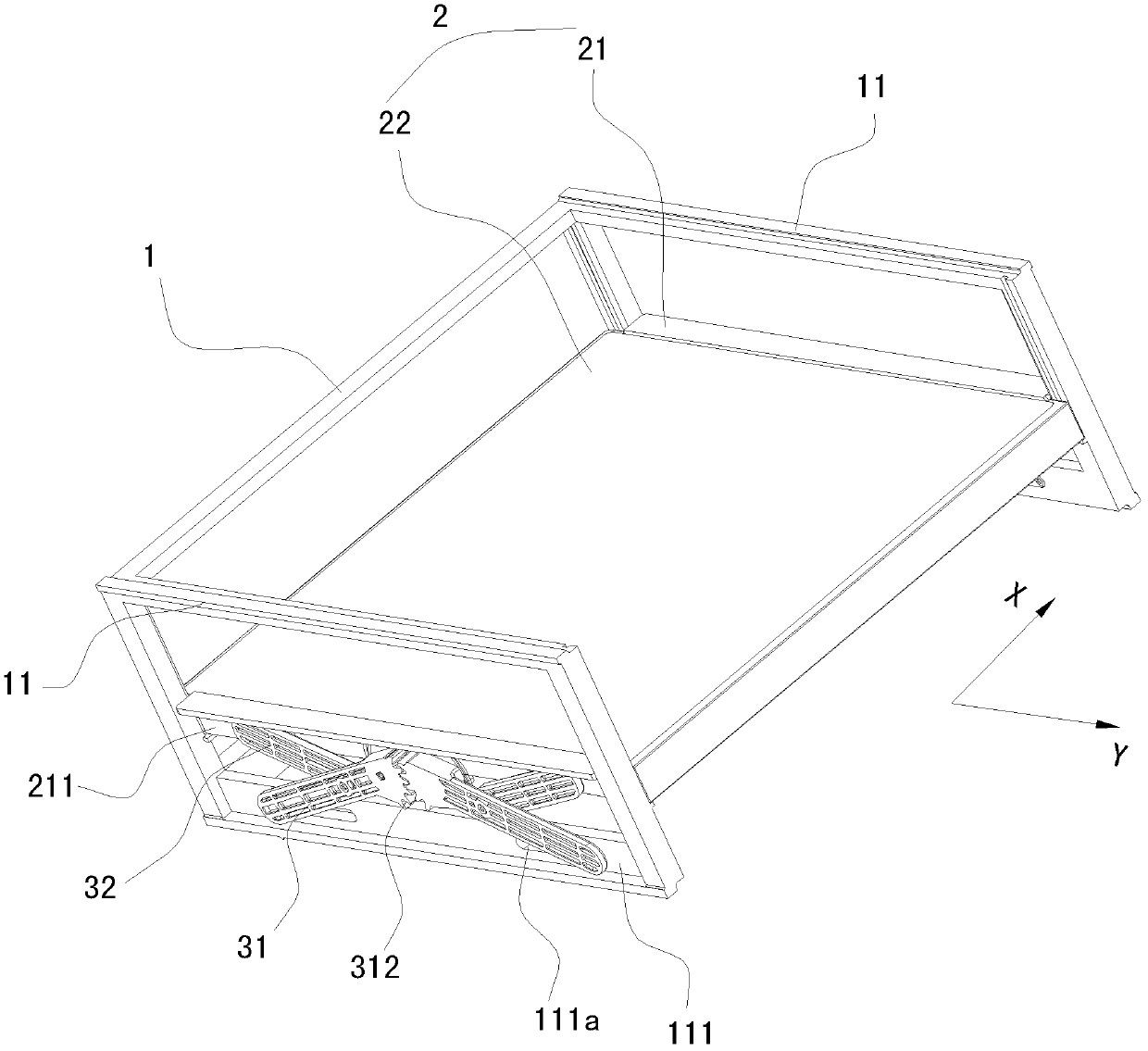 Refrigerator shelf component and refrigerator