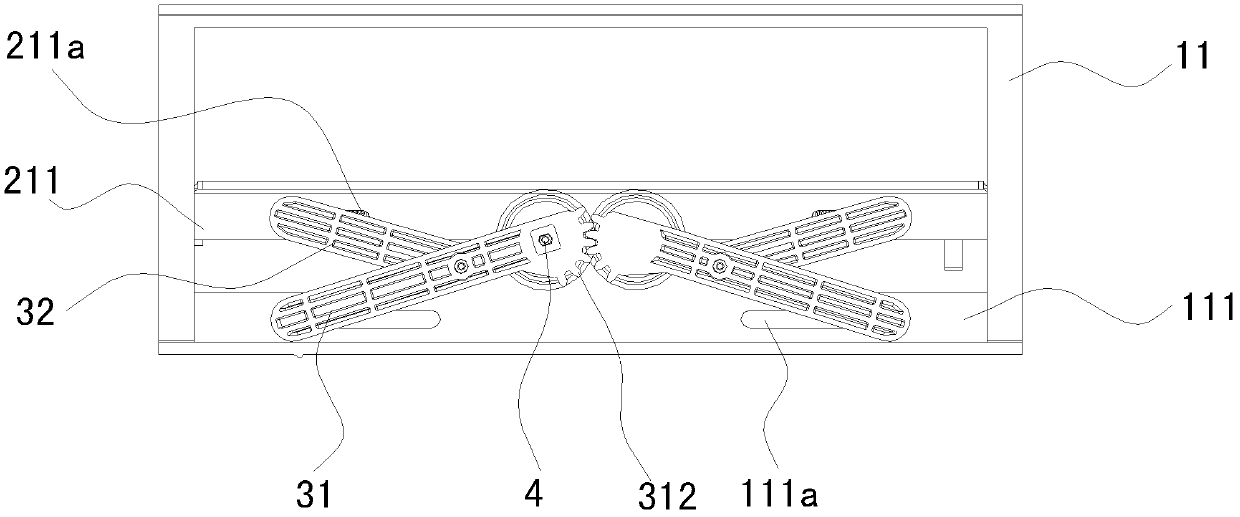 Refrigerator shelf component and refrigerator