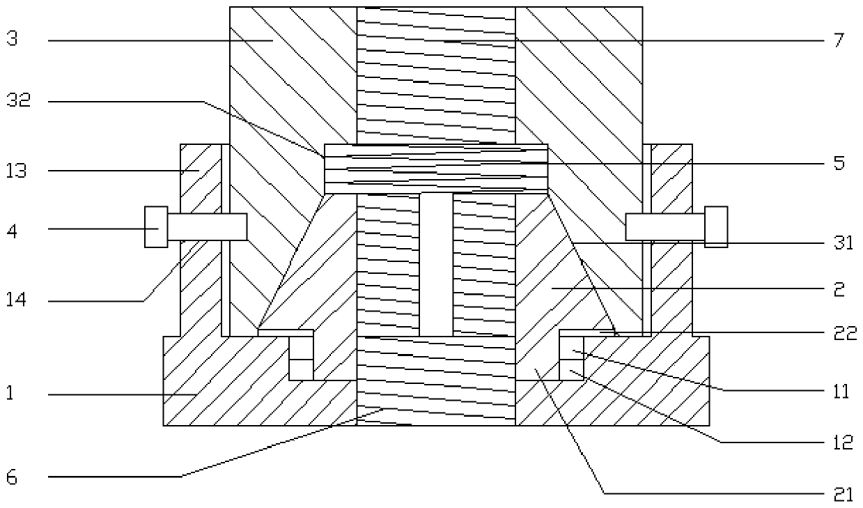 Combined type locknut component