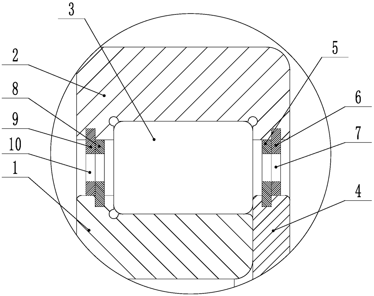 Oil-control resistance-lowering cylindrical roller bearing