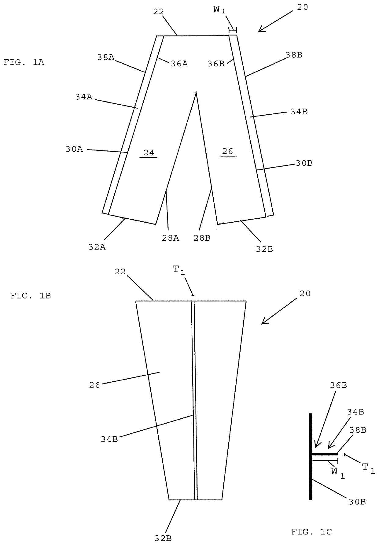 Therapeutic clothing having sensory strips and stress relieving components incorporated therein