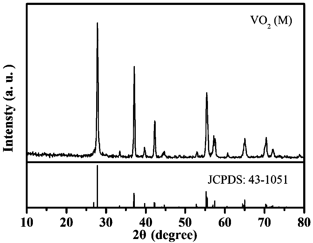 One-step hydrothermal method for preparing molybdenum-doped VO2 (M) powder by aid of tartaric acid used as reducing agent