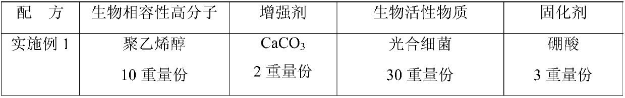 Preparation method and technology of efficient phosphorus removal and denitrification biological material