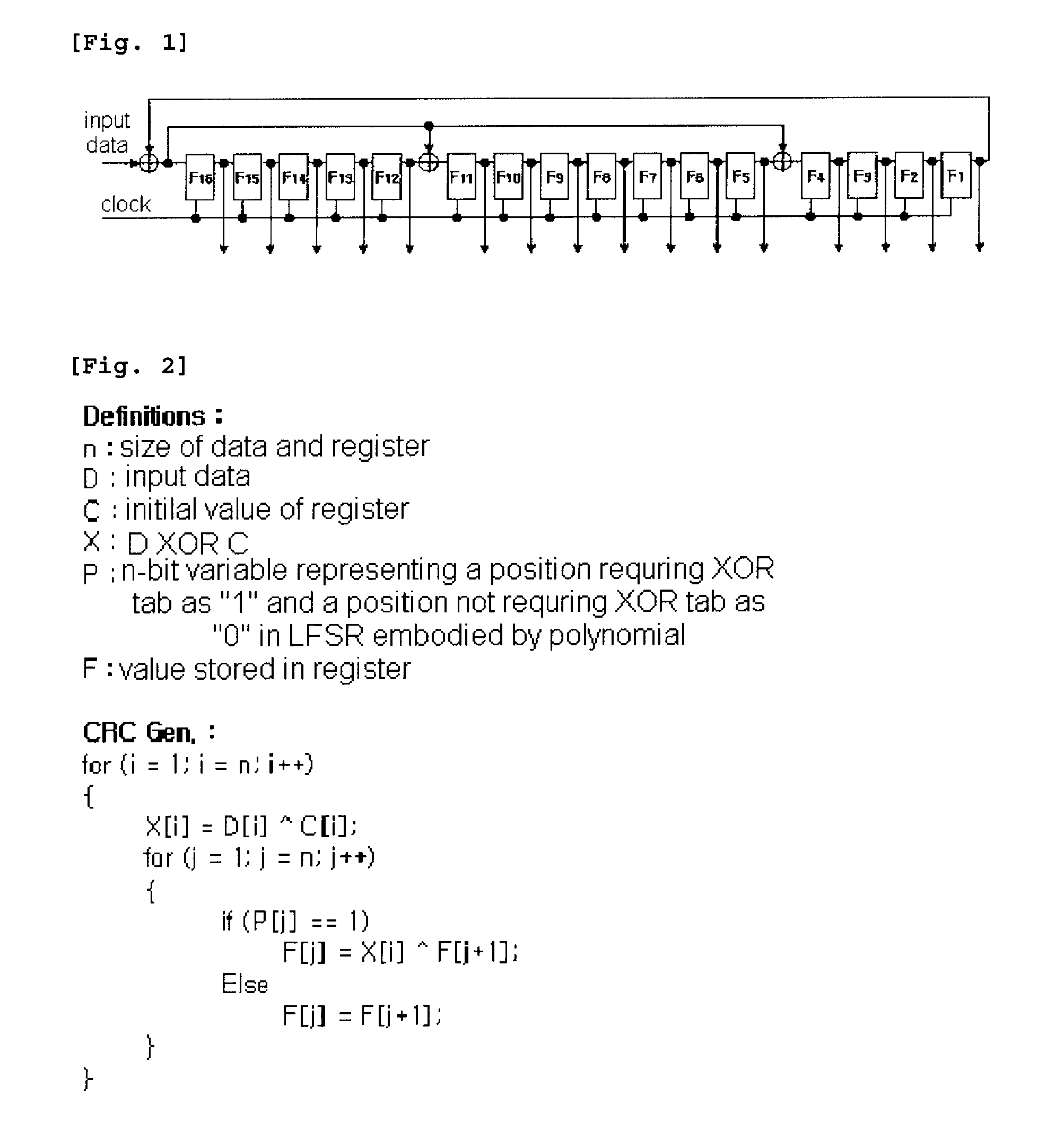 Method and apparatus for checking pipelined parallel cyclic redundancy