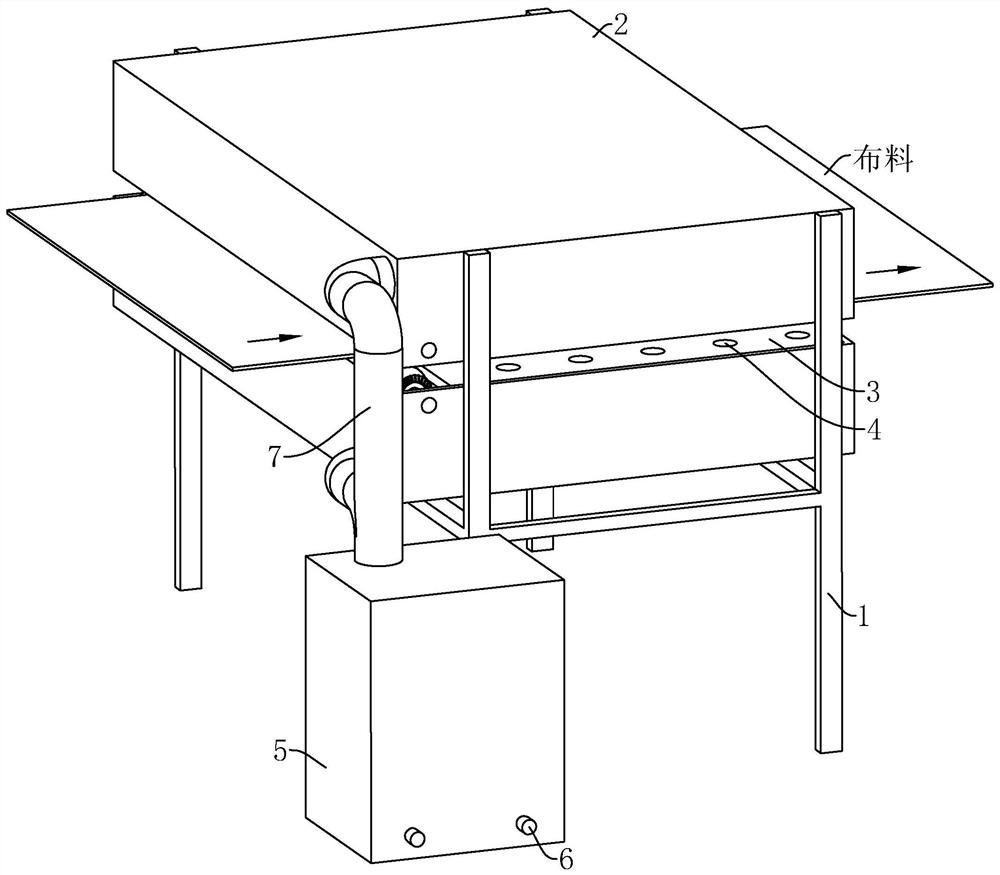 Cloth setting machine