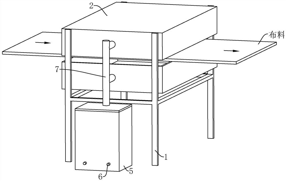 Cloth setting machine