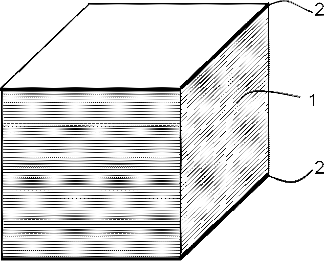 Method for manufacturing amorphous alloy stator iron core for motor