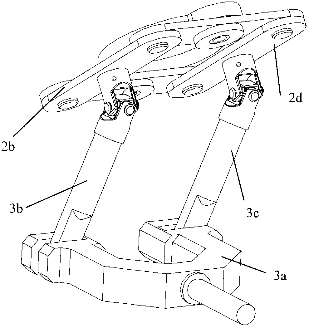 A/B shaft parallel mechanism