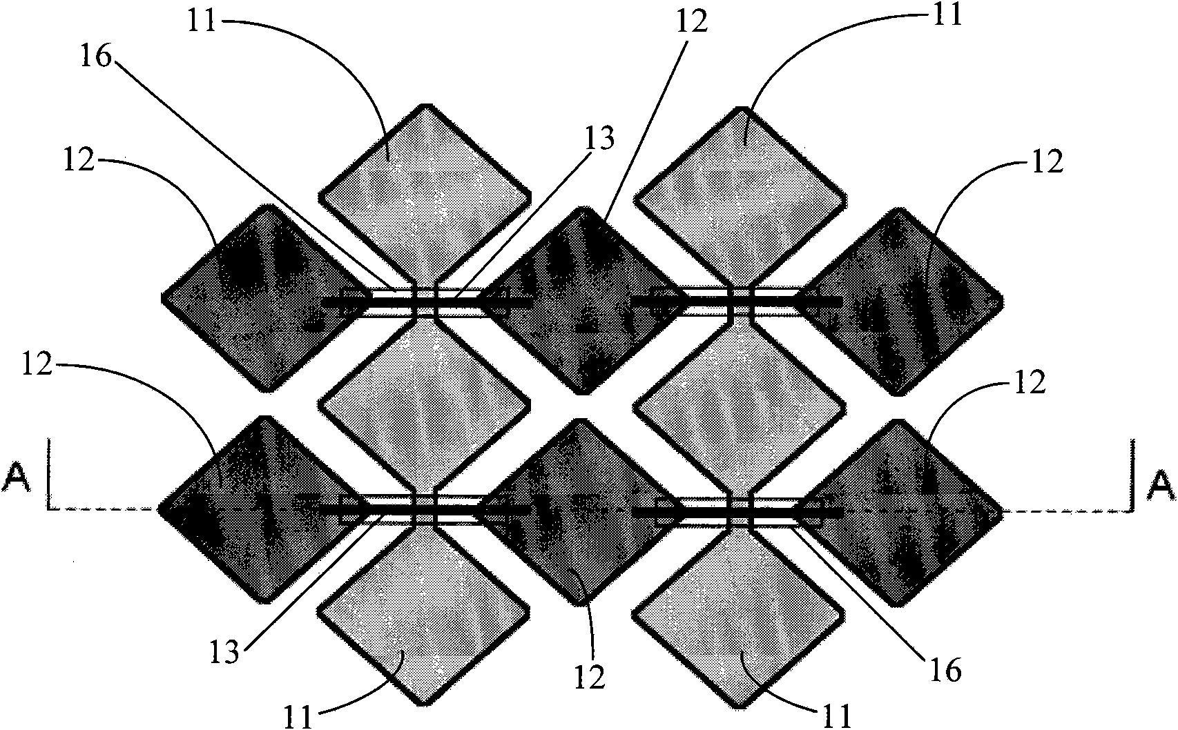 Touch pad of capacitive touch screen and manufacturing method thereof