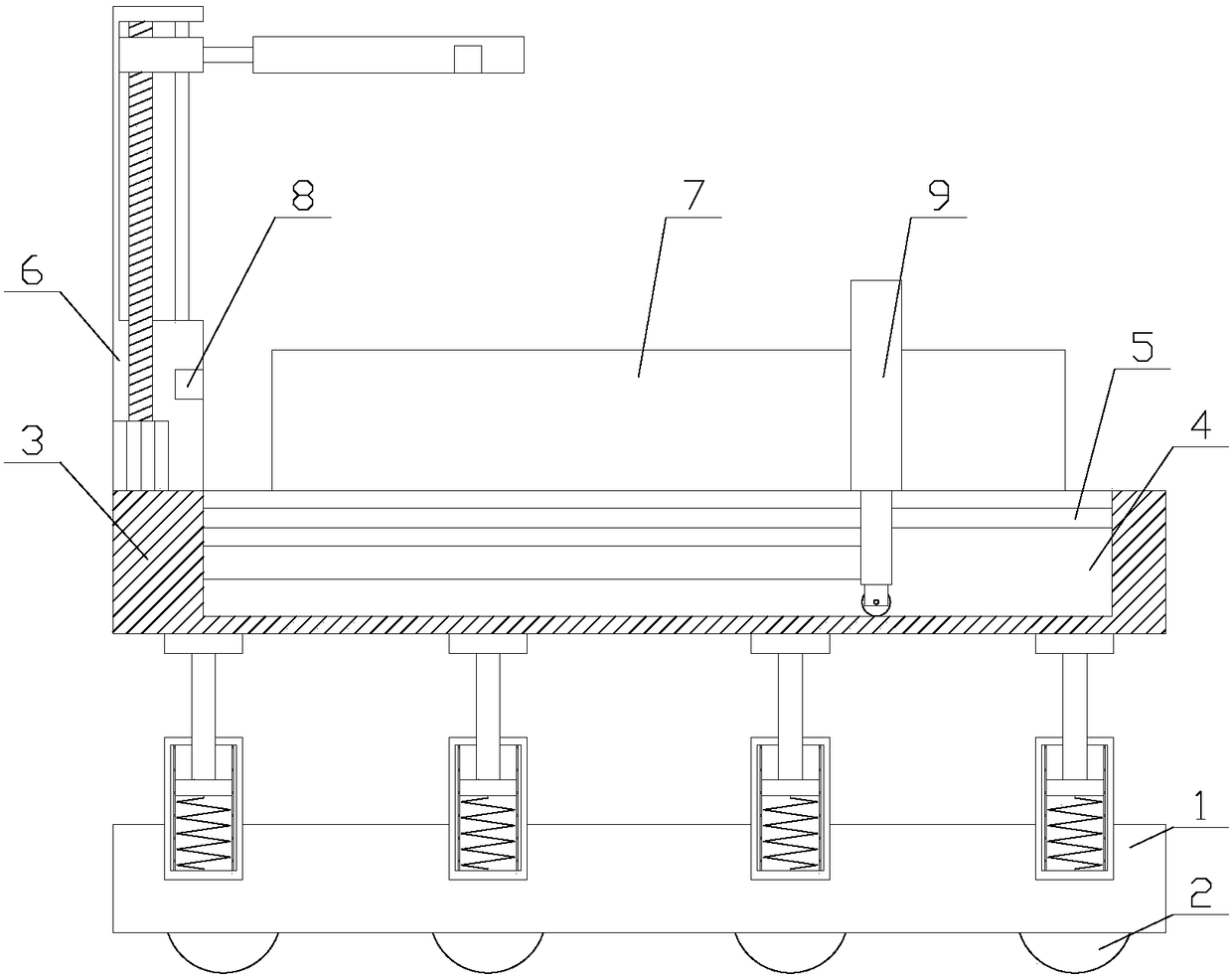 Intelligent cargo handling car with good buffer property