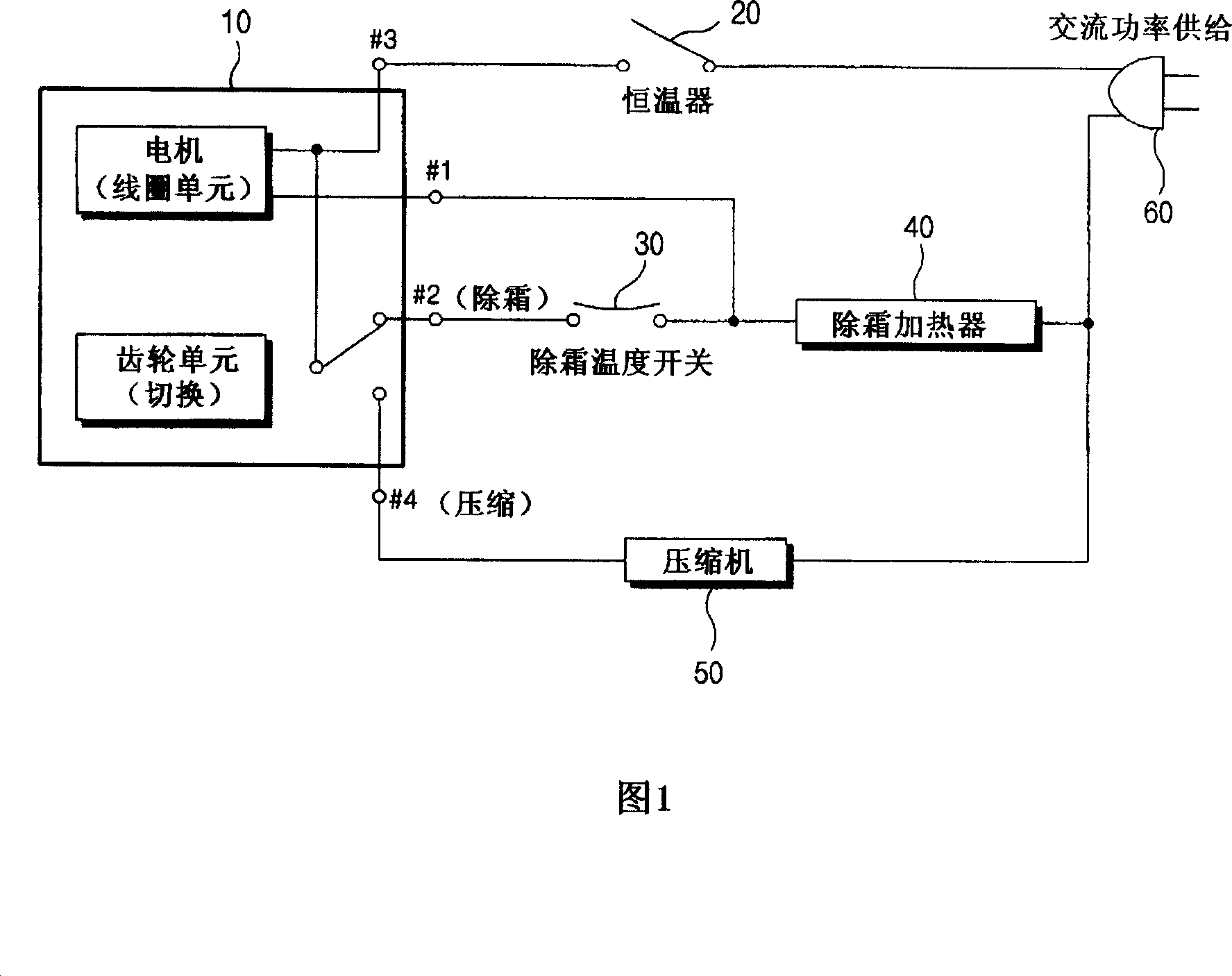 Electronic defrost timer for mechanical refrigerator