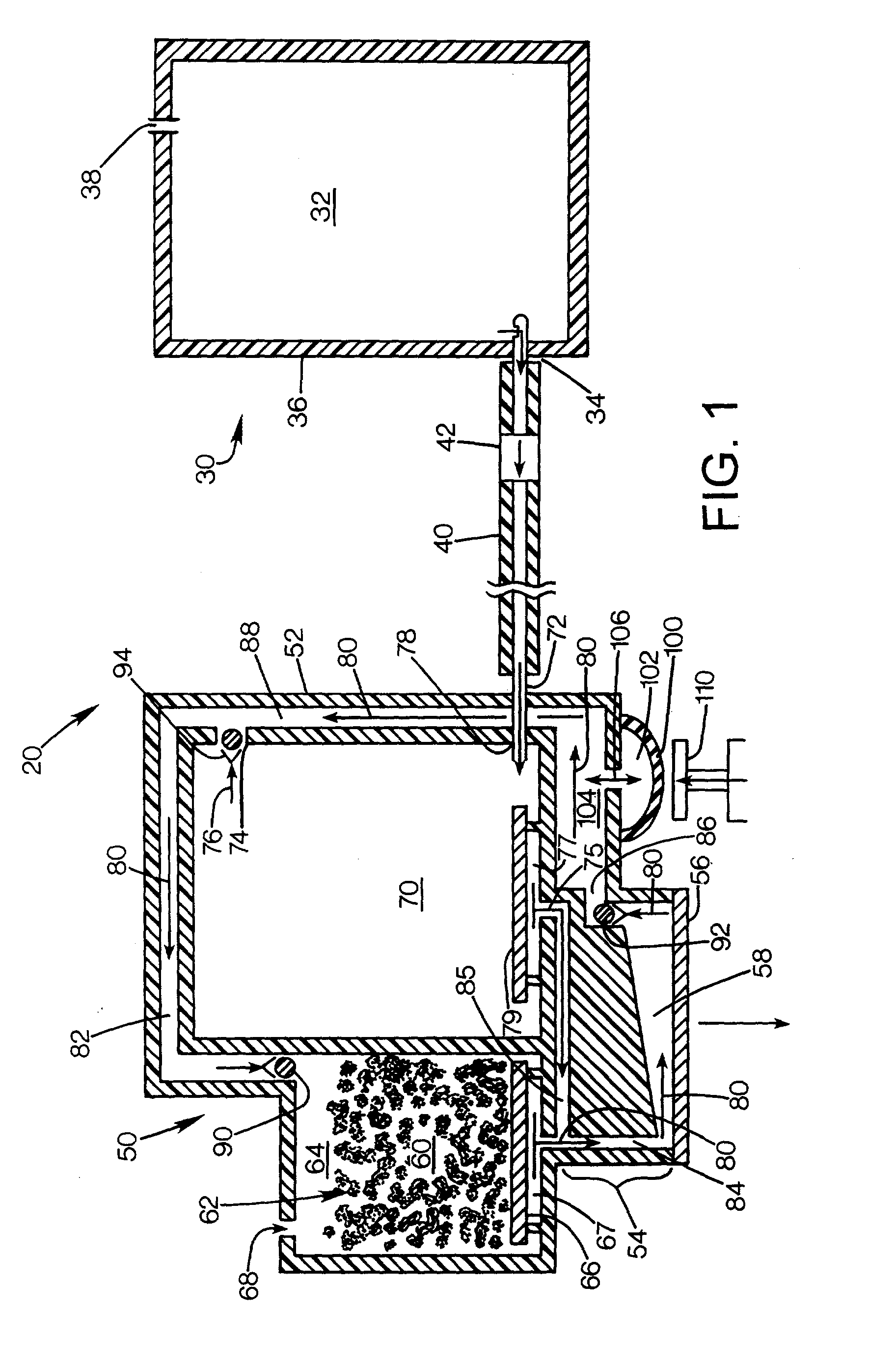 Re-circulating fluid delivery system