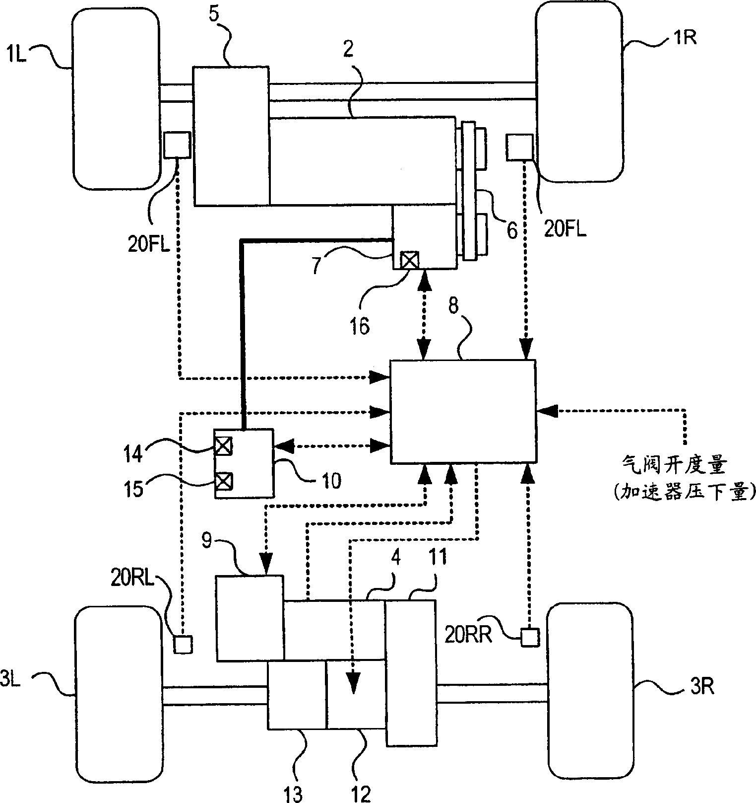 Generated power control system