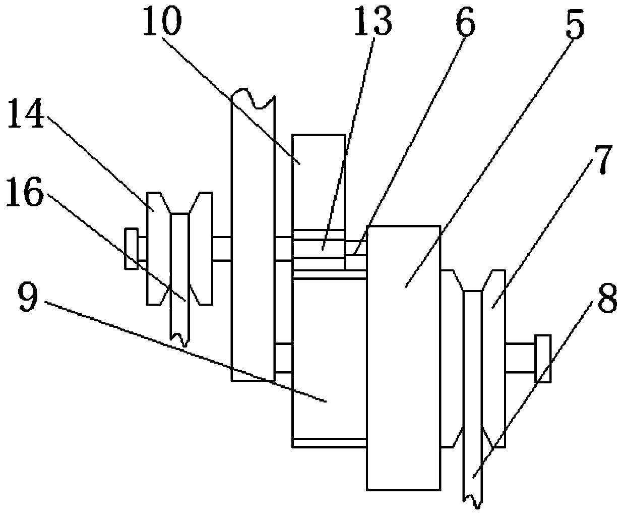 A fixed paint spraying device for alloy pipes