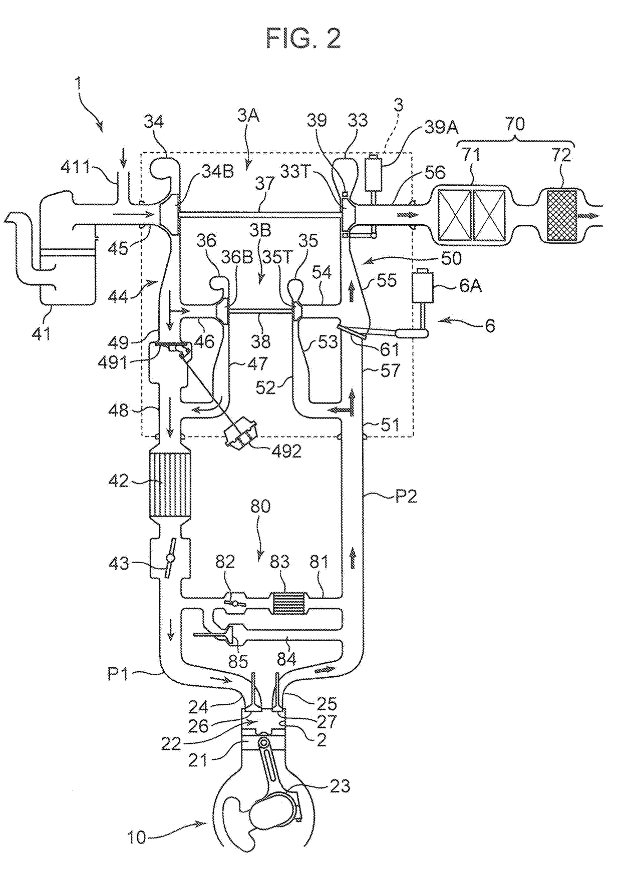 Turbocharger engine