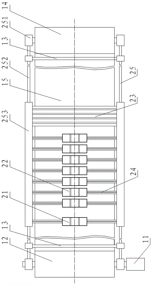 A two-way linkage seven-color independent high-speed inkjet printing machine