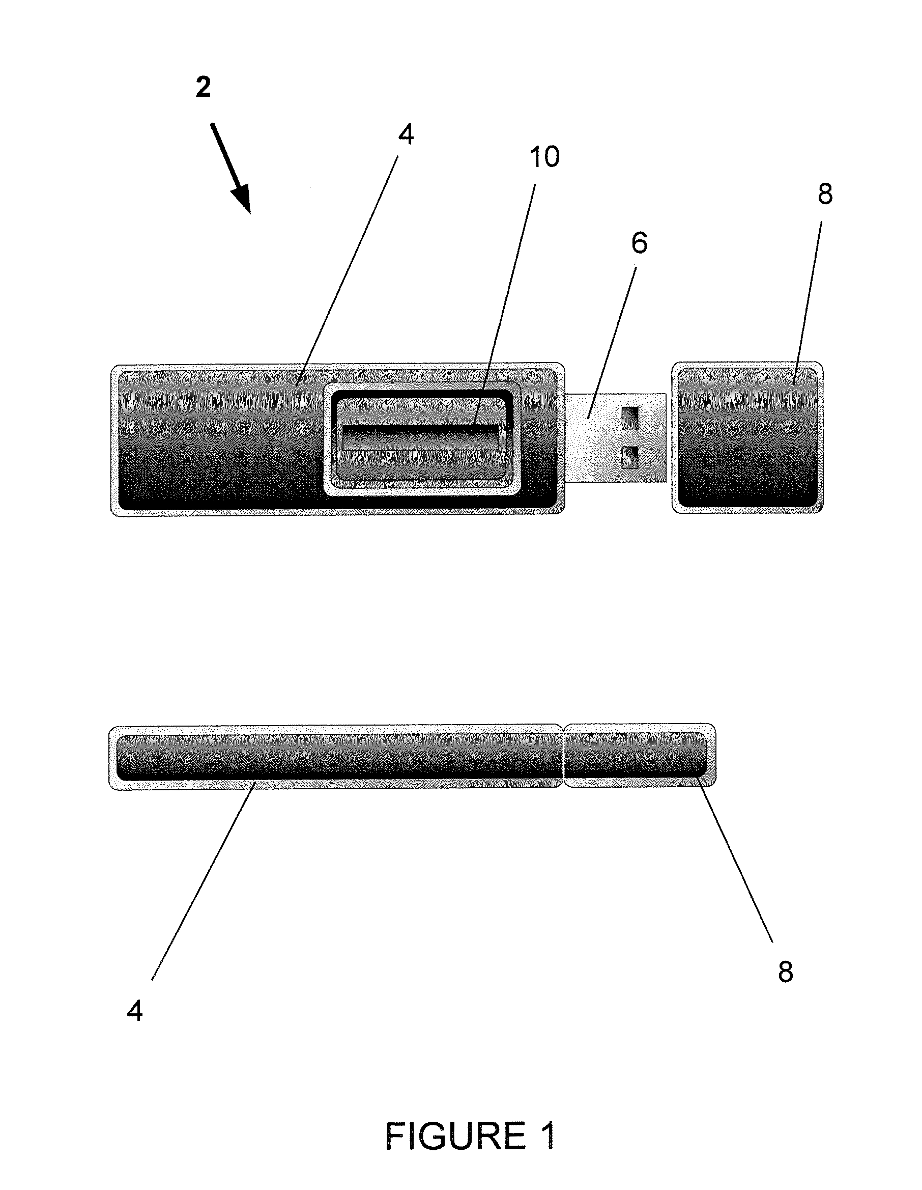 Isolated authentication device and associated methods