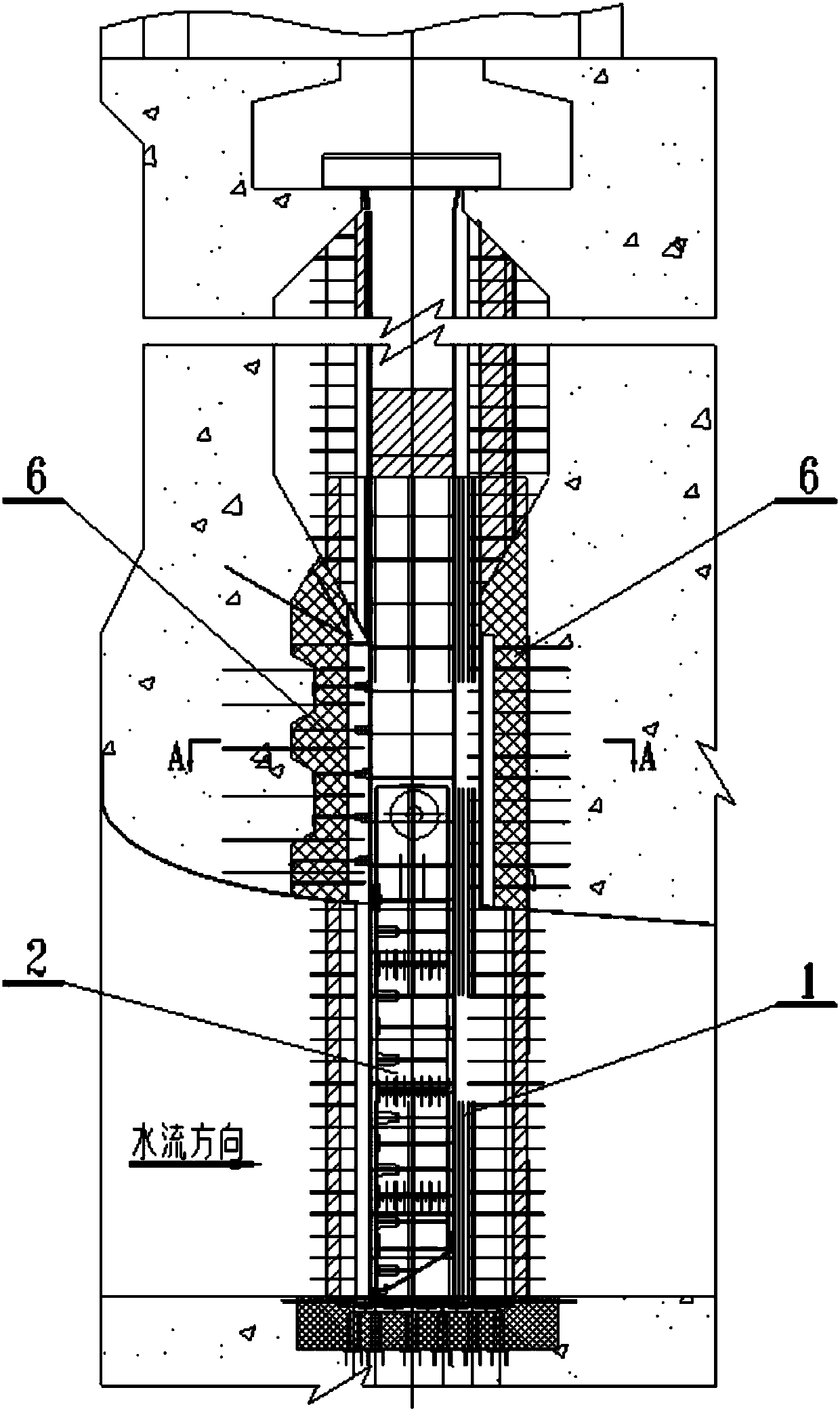 An improvement method of an extra-high water head fixed wheel gate and the fixed wheel gate