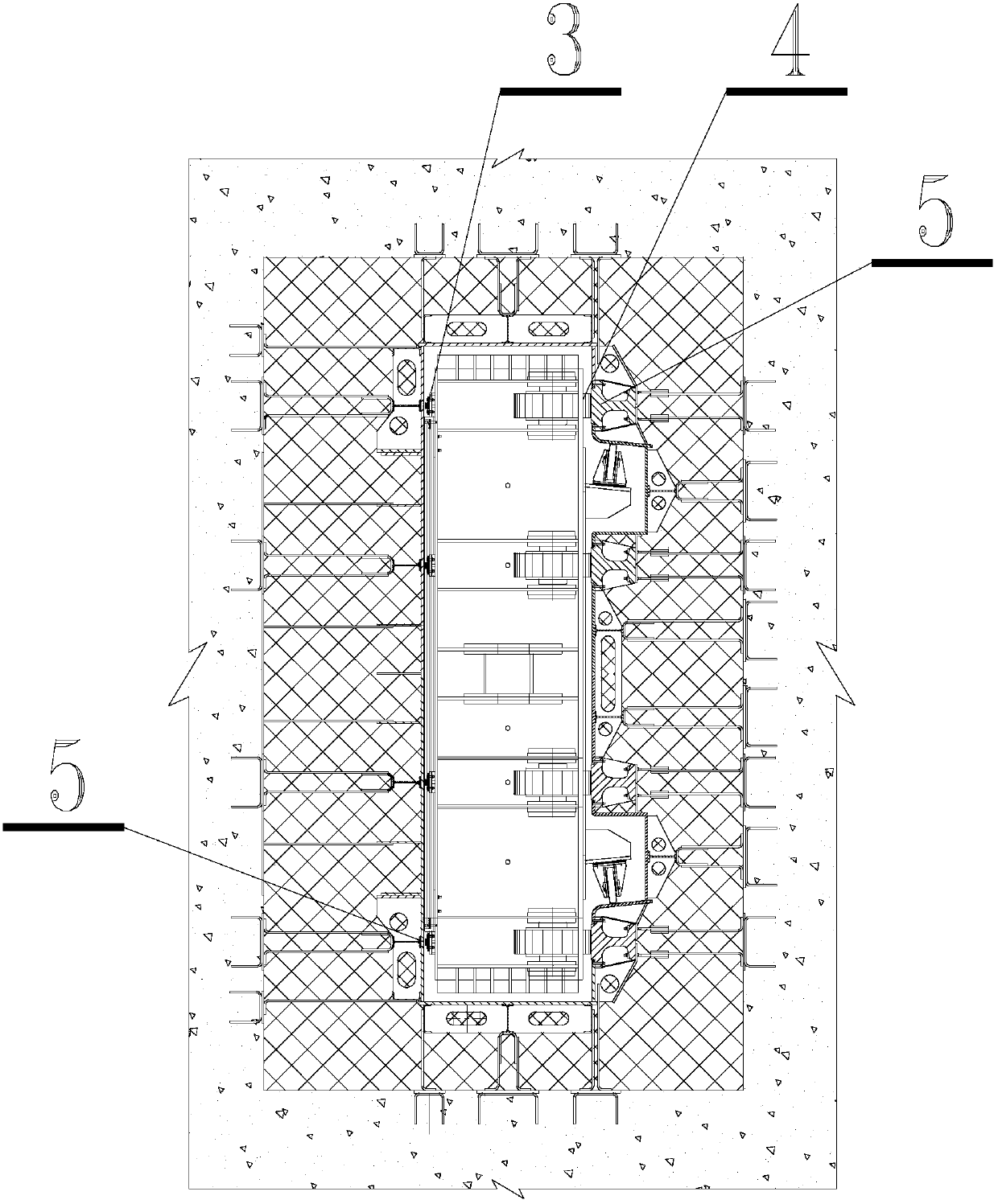 An improvement method of an extra-high water head fixed wheel gate and the fixed wheel gate