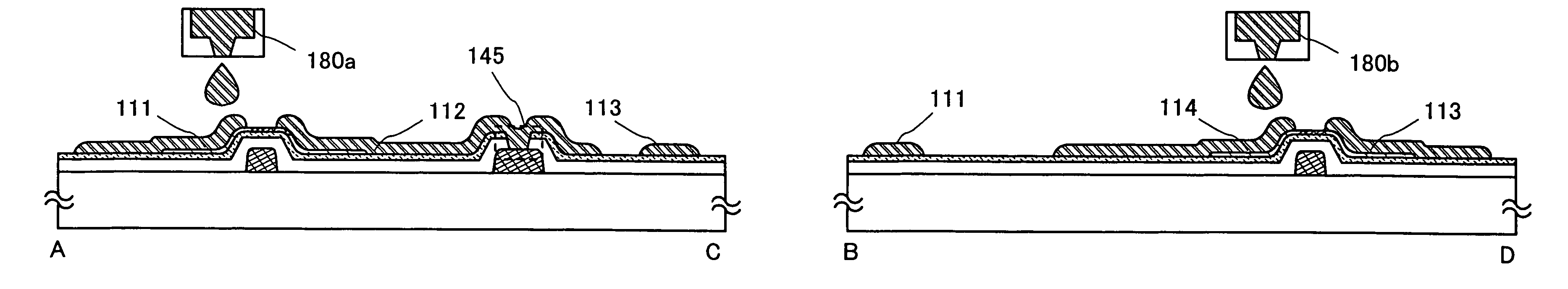 Method for forming pattern, thin film transistor, display device, method for manufacturing thereof, and television apparatus