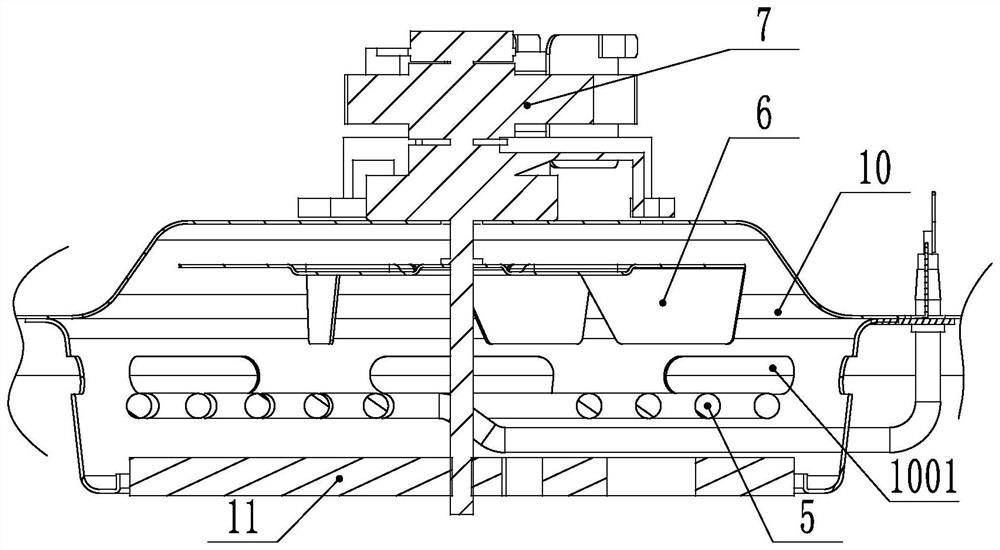 High-pressure steaming oven and integrated cooker using same