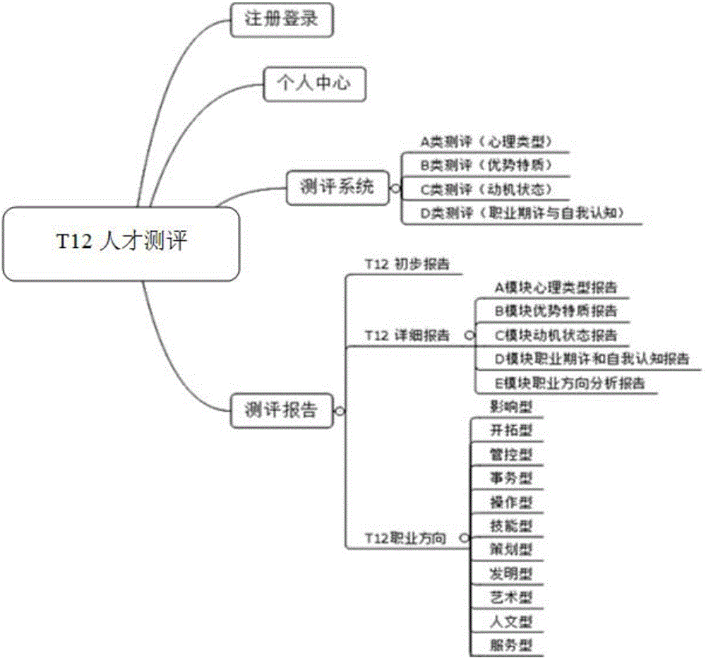 T12 talent evaluation method and T12 talent evaluation system