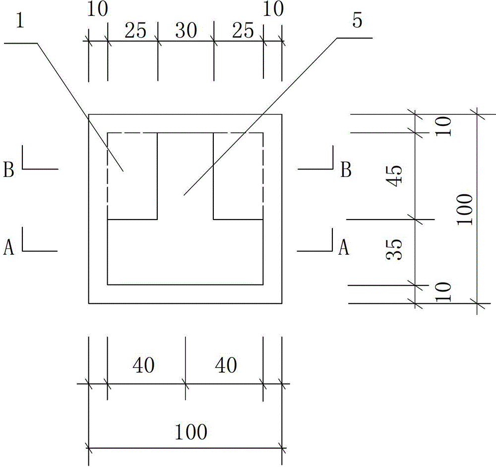 Irregular terrazzo facing high precision control positioning method